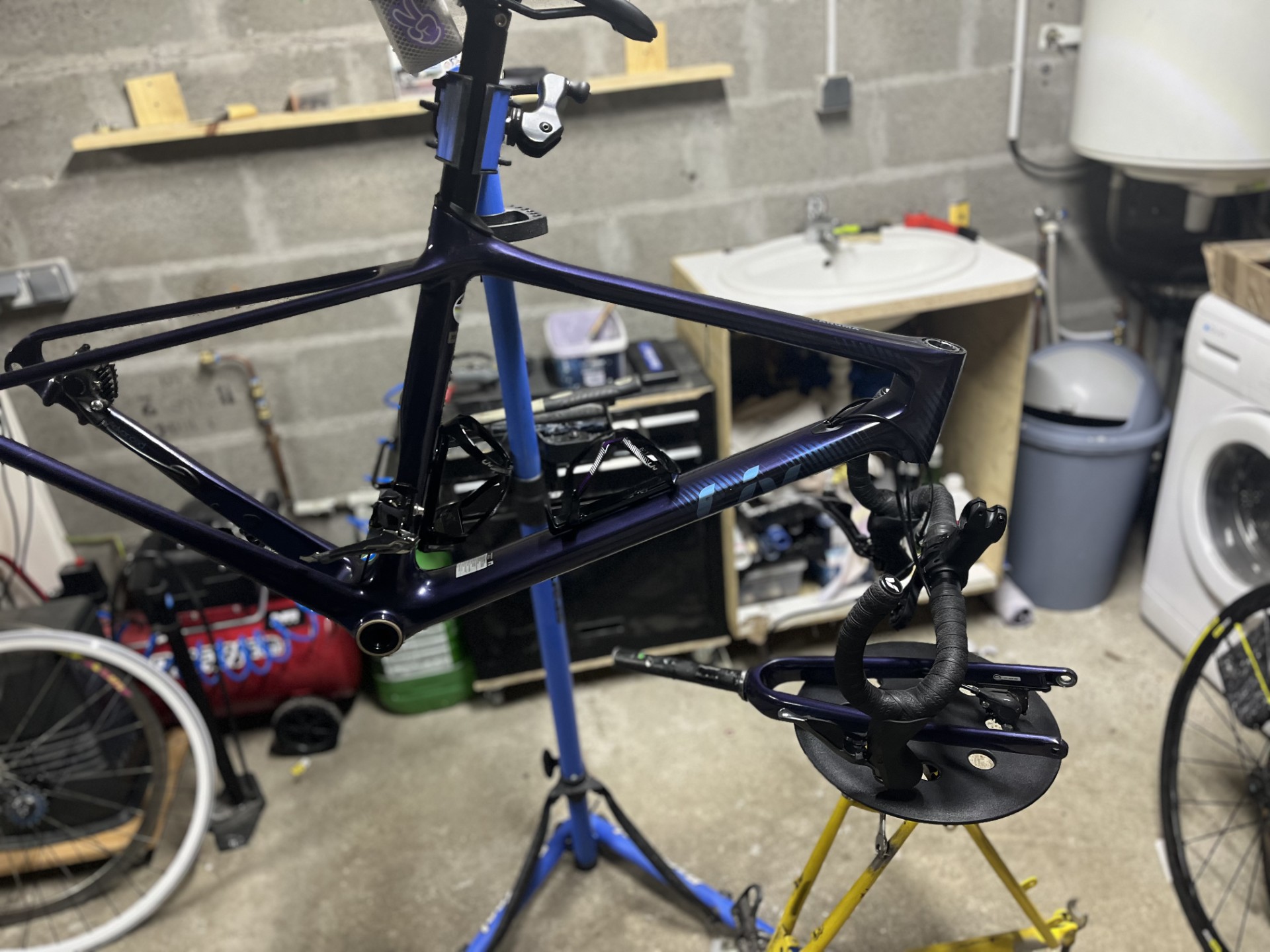 Vélo avant réparation