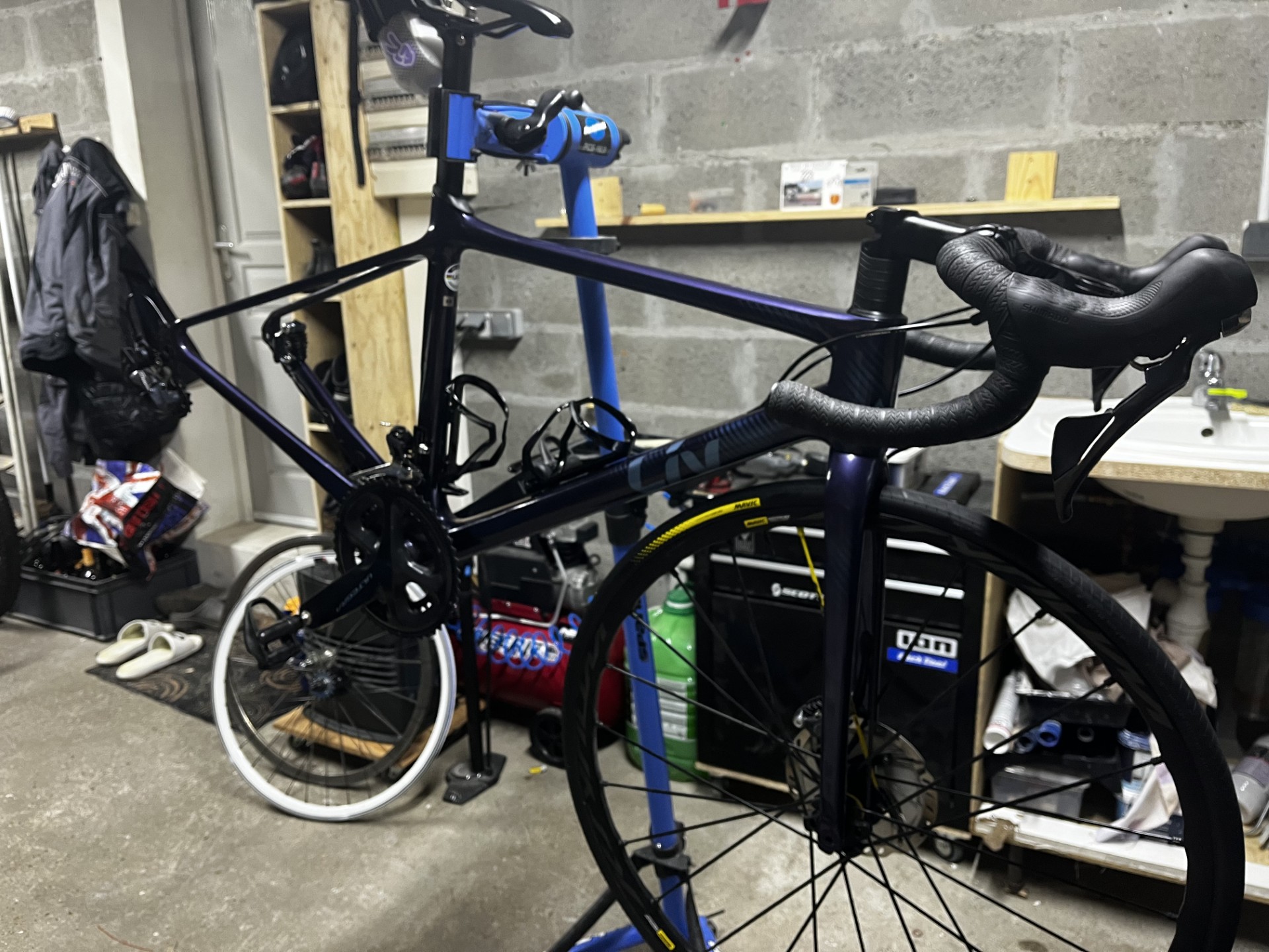 Vélo avant réparation